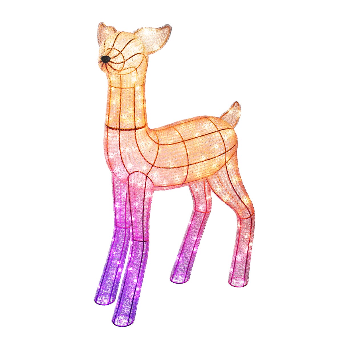 90cm Twinkly Smart App Controlled Doe Light up Reindeer