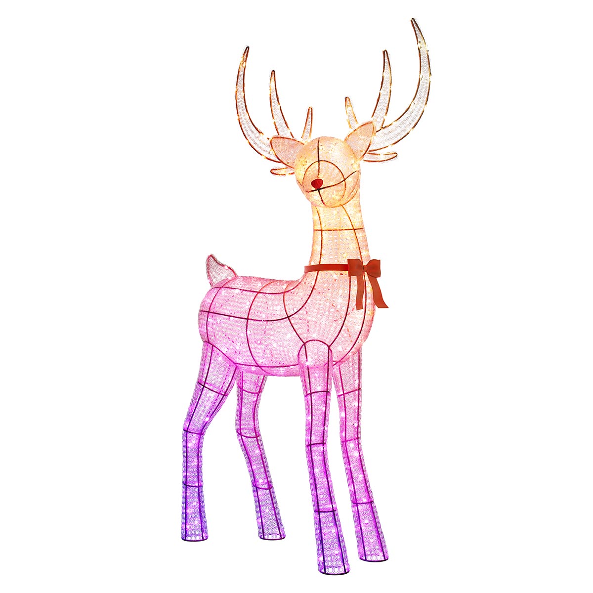 1.25m Twinkly Smart App Controlled Stag Light up Reindeer