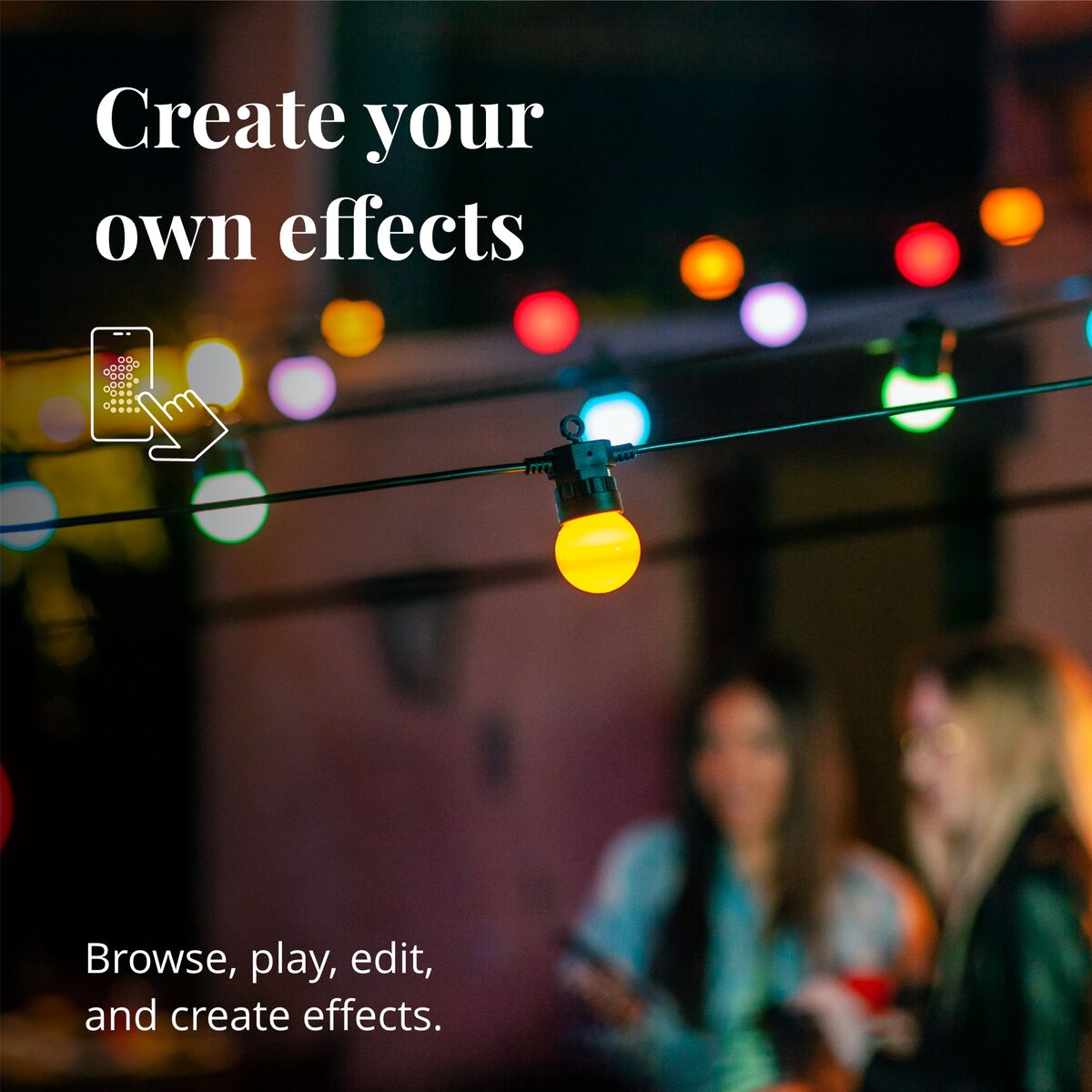Smart App Controlled Twinkly Festoon Lights - Gen II