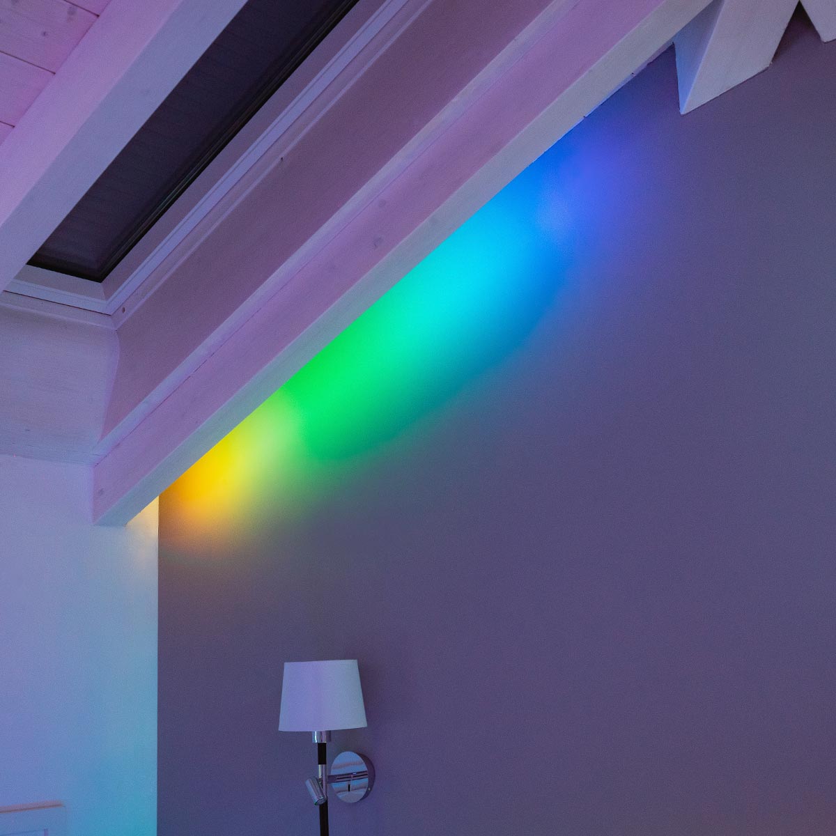 Smart App Controlled Twinkly Indoor Line Strip Light, Black Cable - Gen II