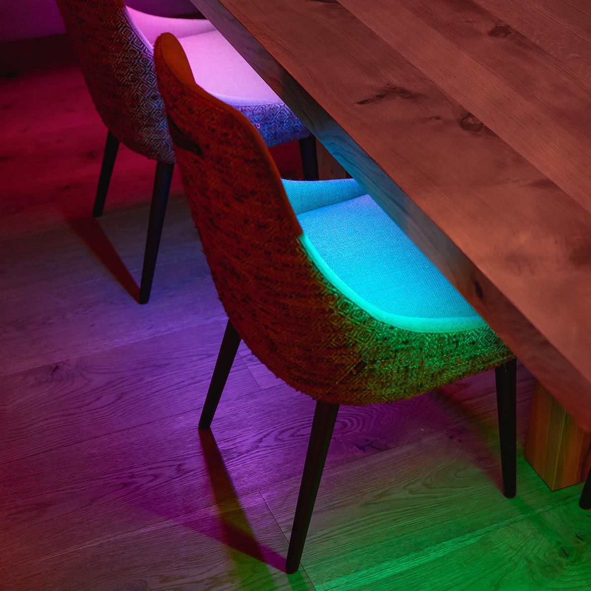 Smart App Controlled Twinkly Indoor Line Strip Light, Black Cable - Gen II