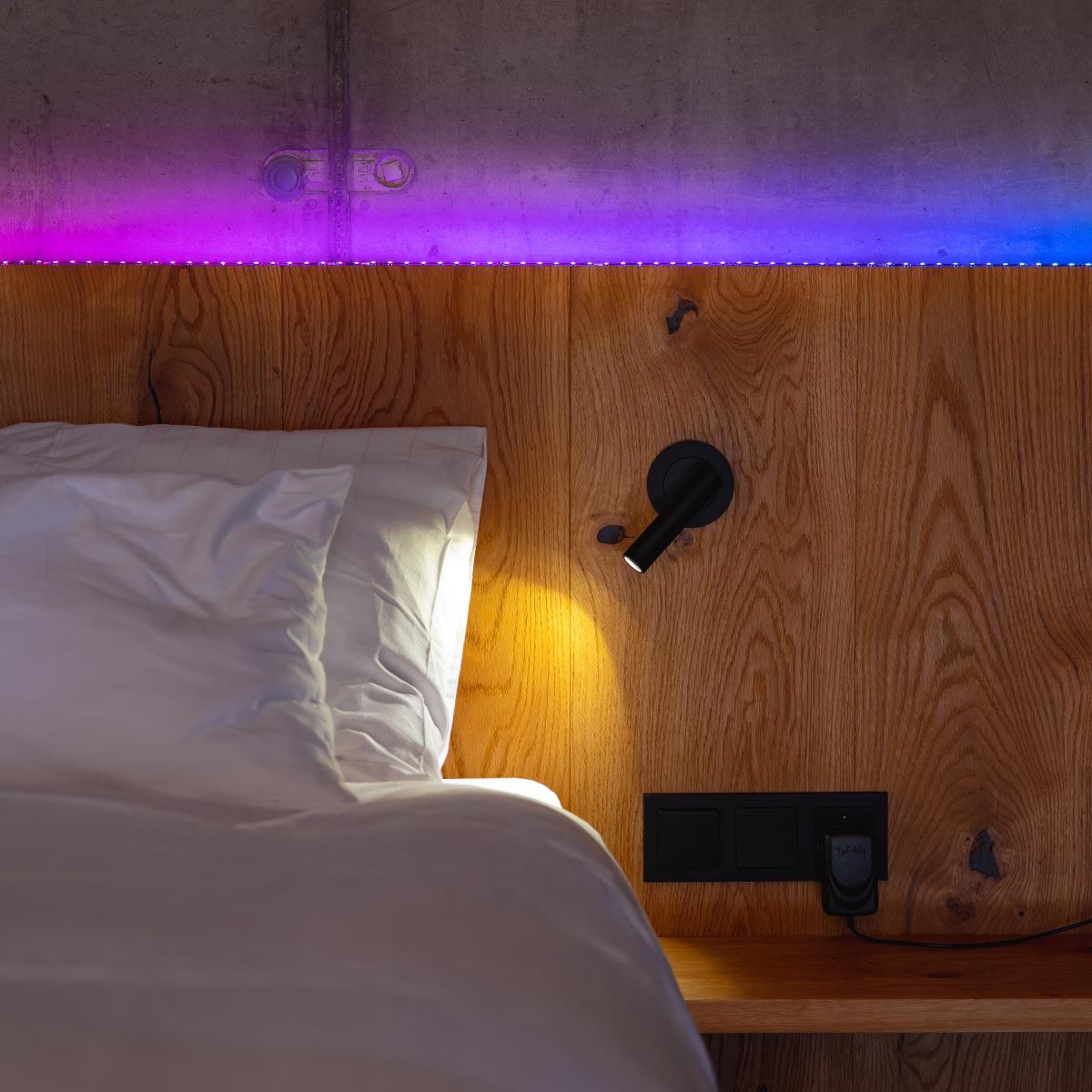 Smart App Controlled Twinkly Indoor Line Strip Light, Black Cable - Gen II