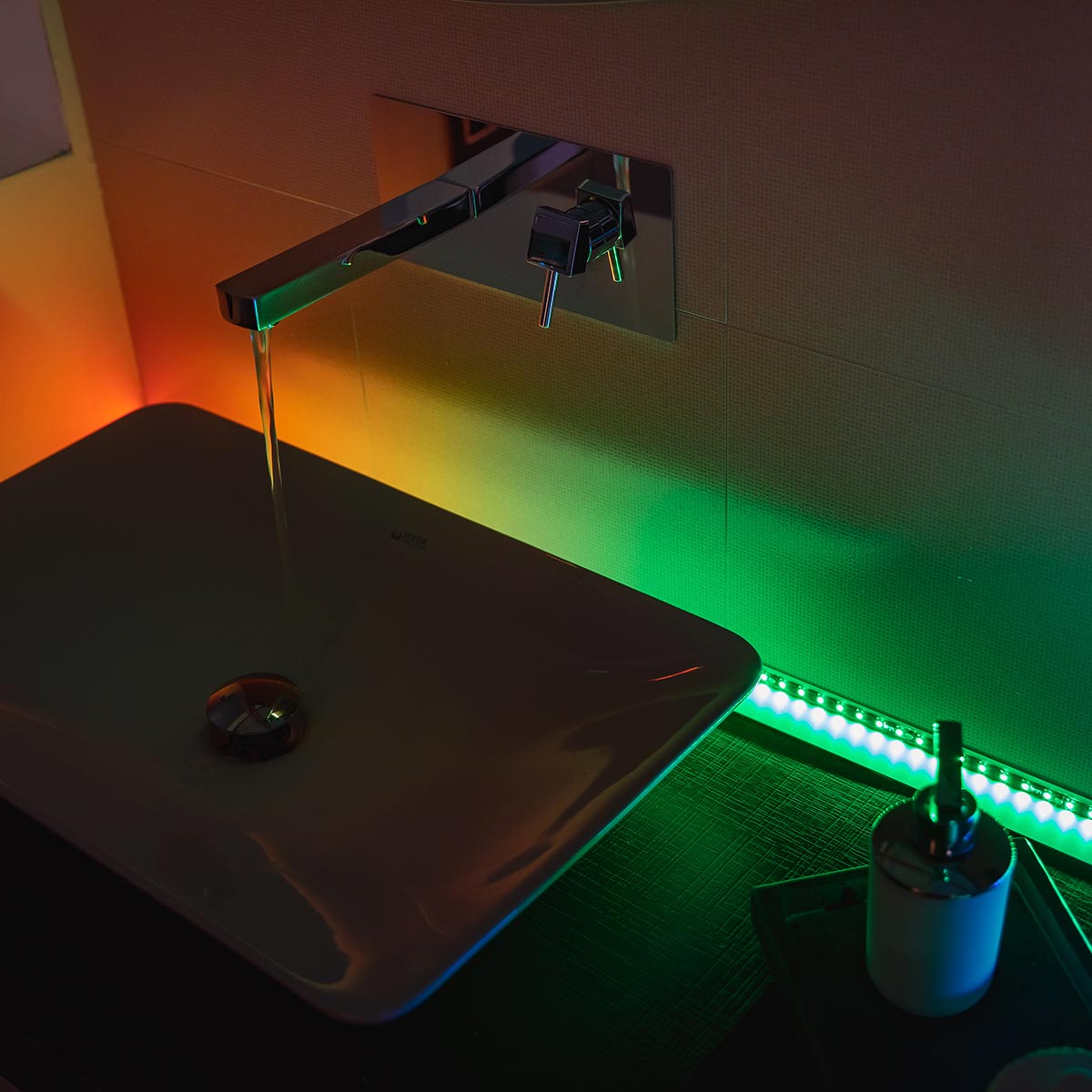 Smart App Controlled Twinkly Indoor Line Strip Light, Black Cable - Gen II