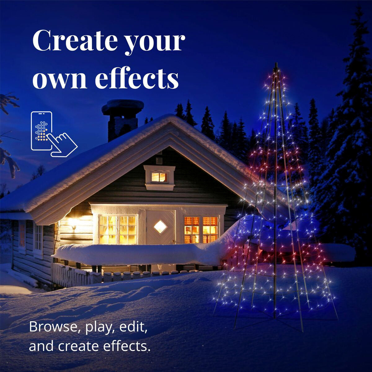 2m Smart App Controlled Twinkly Light Tree - Gen II