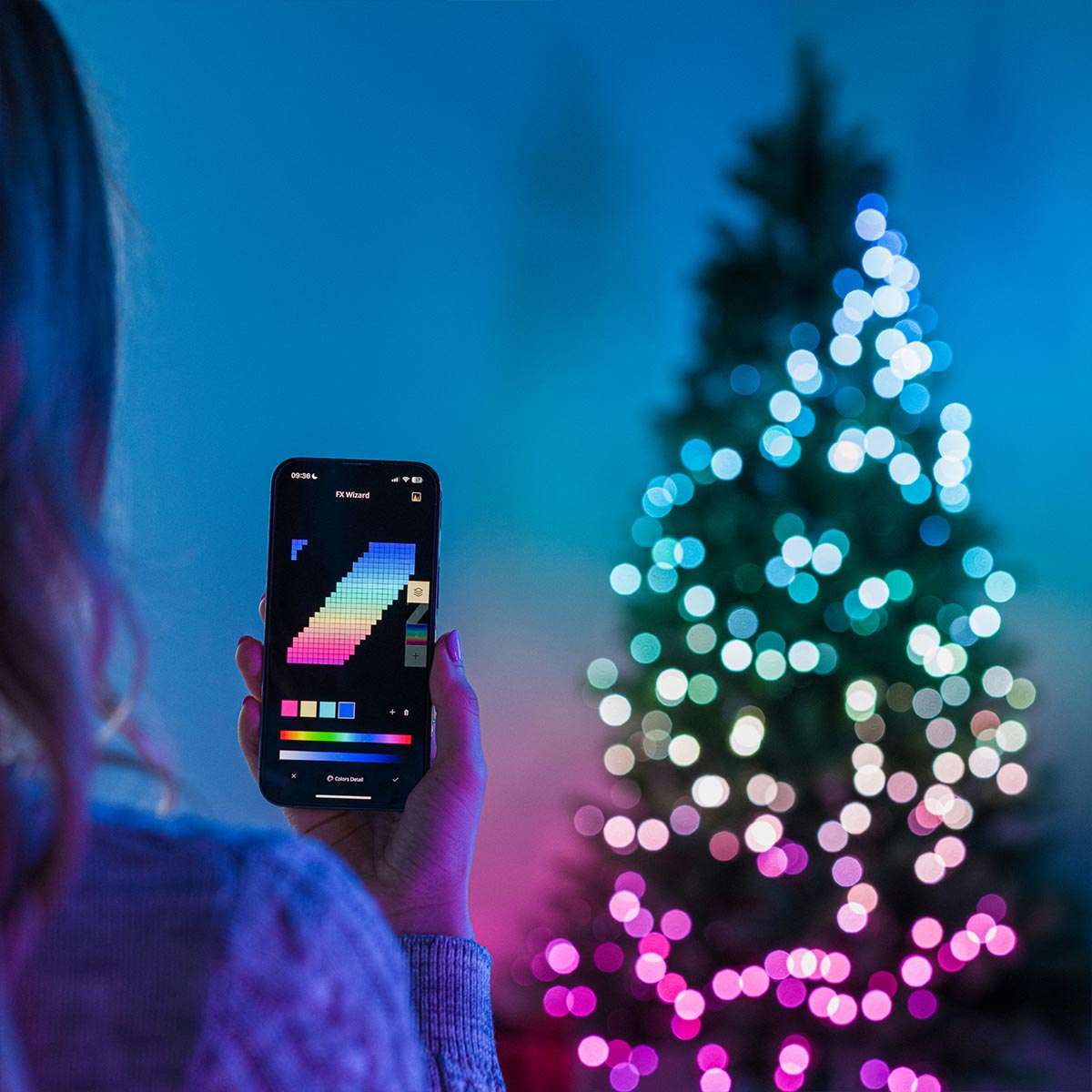 20m Smart App Controlled Twinkly Christmas Fairy Lights, Clear Cable, Special Edition - Gen II
