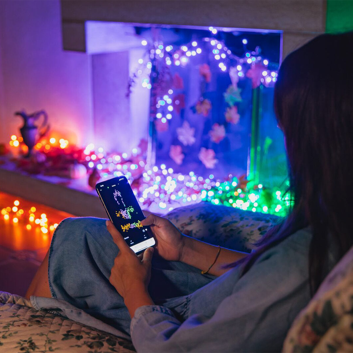 20m Smart App Controlled Twinkly Christmas Fairy Lights - Gen II