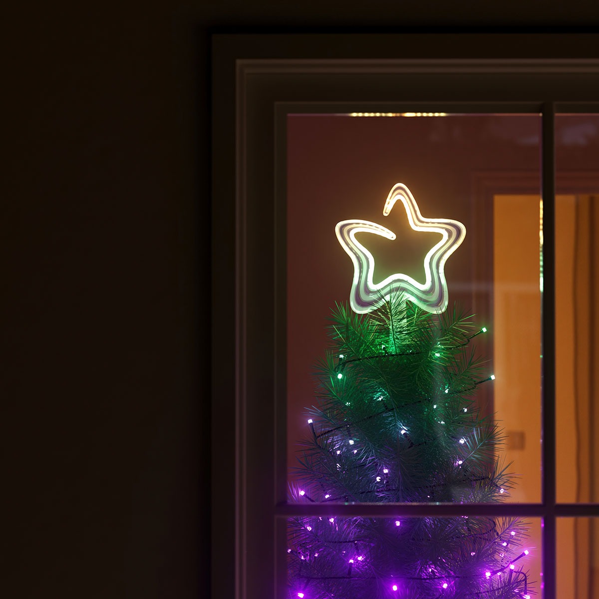 28cm Twinkly Smart App Controlled Christmas Star Tree Topper