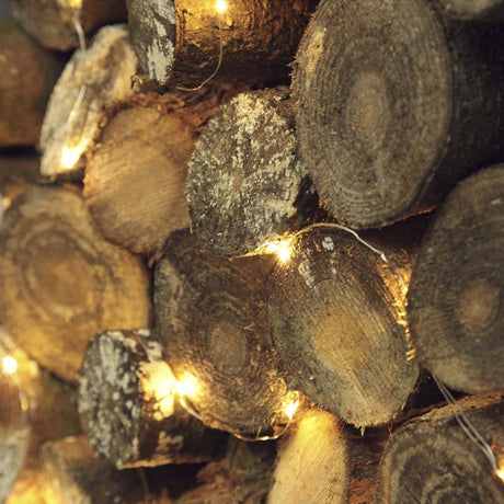 fireplace fairy lights