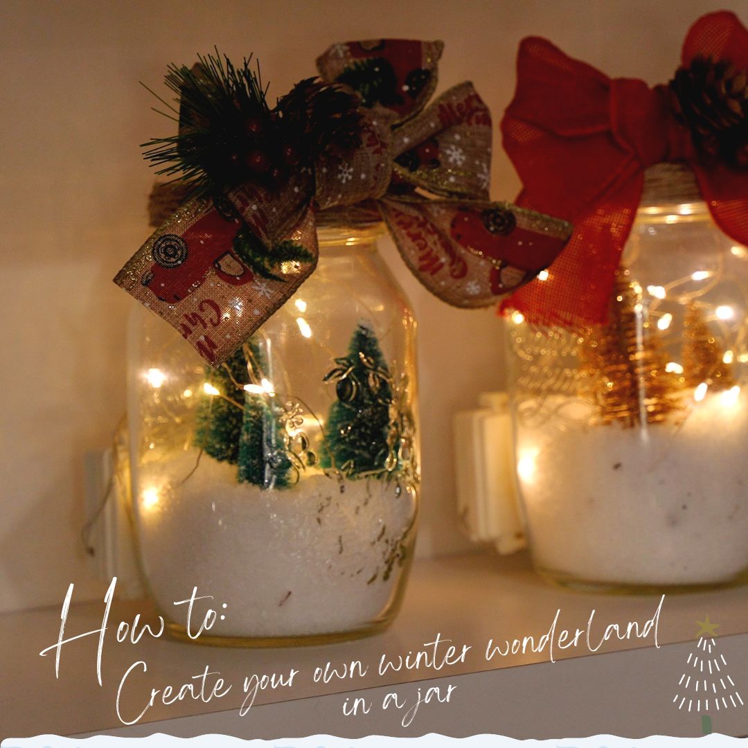 Create your own Winter Wonderland in a Jar