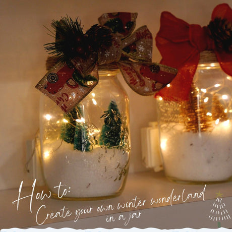 Create your own Winter Wonderland in a Jar