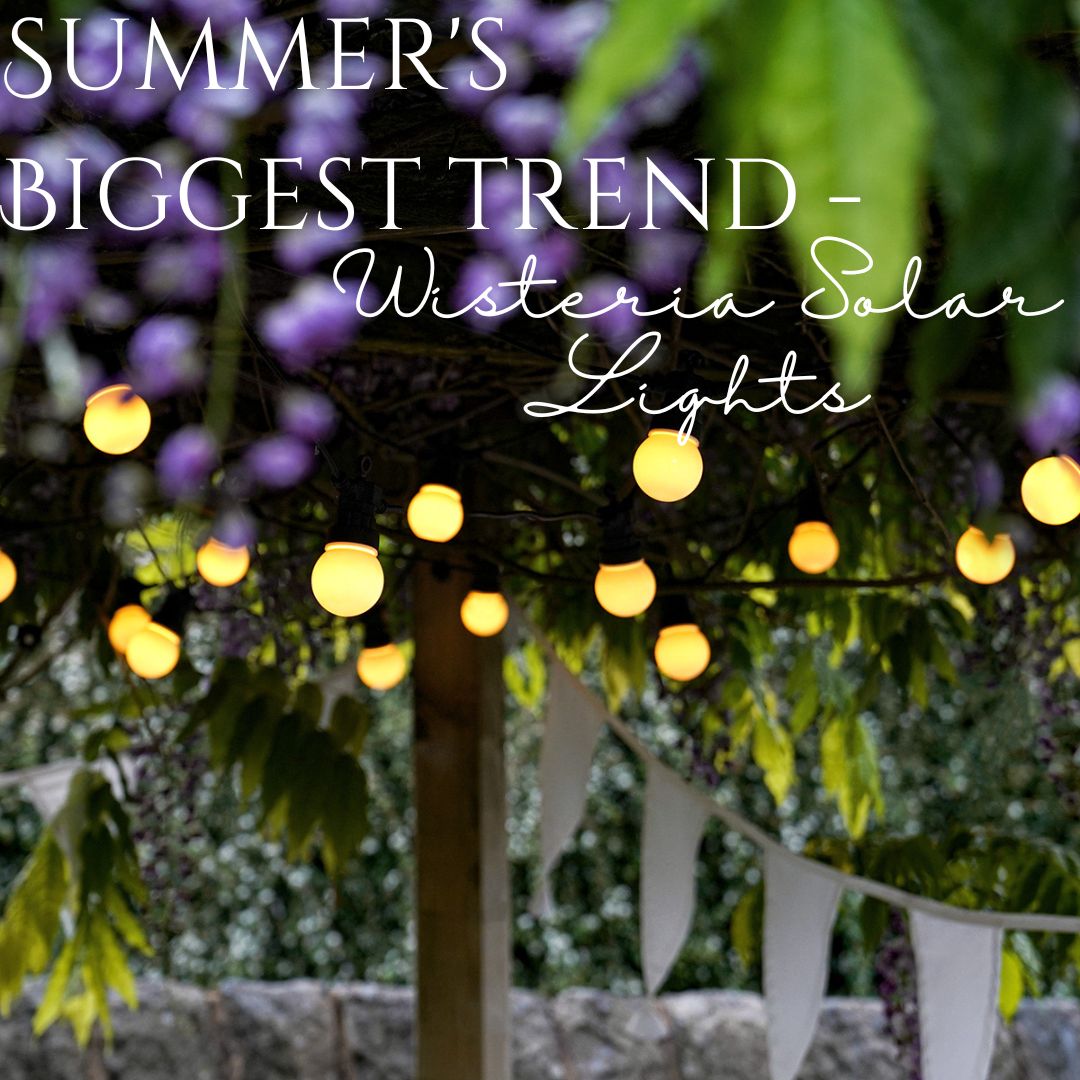 Summer's Biggest Trend - Wisteria Solar Lights