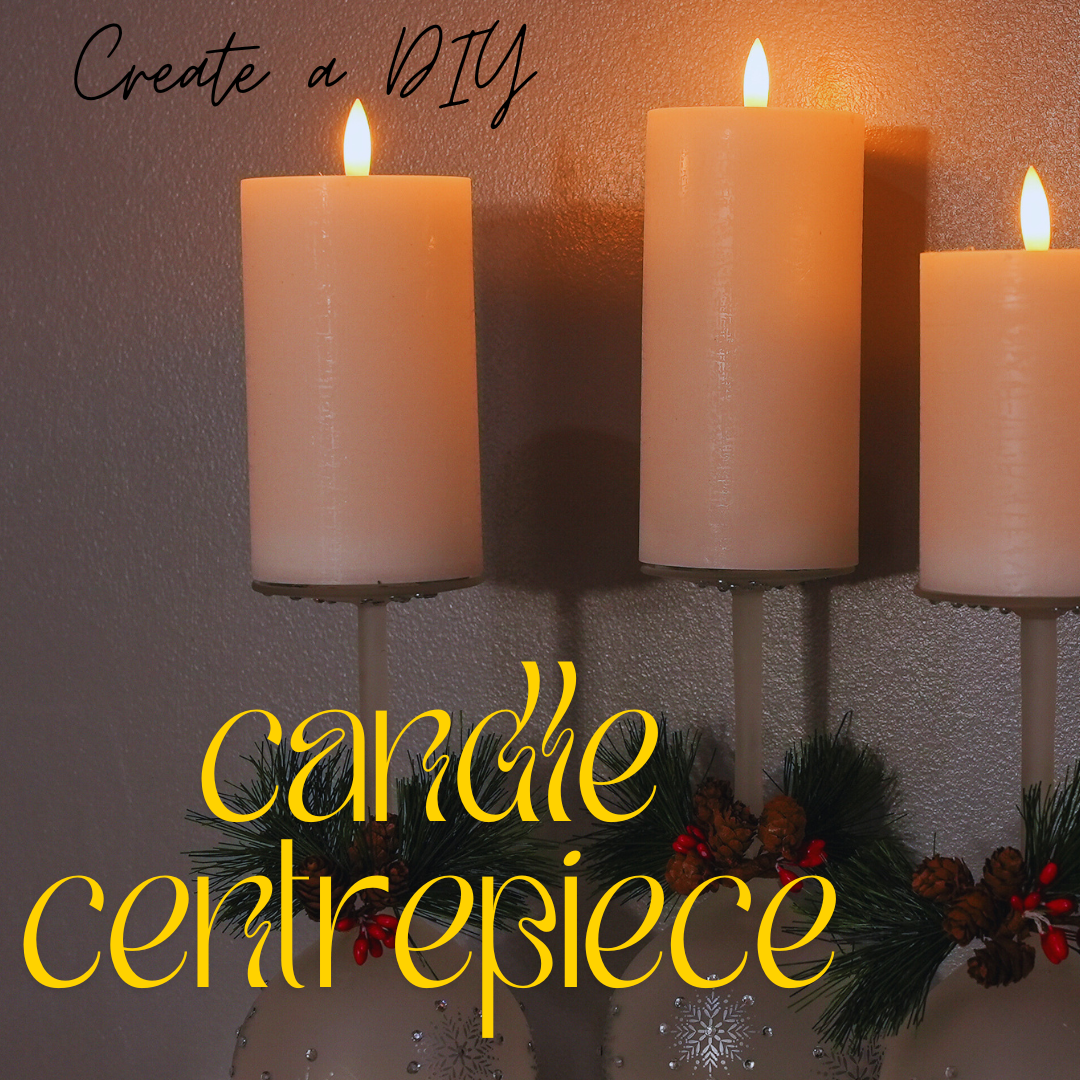 Create an elegant LED candle centrepiece