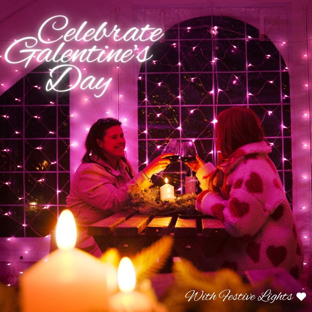 Celebrate Galentines with Festive Lights