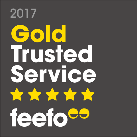 Feefo Gold Trusted 2017