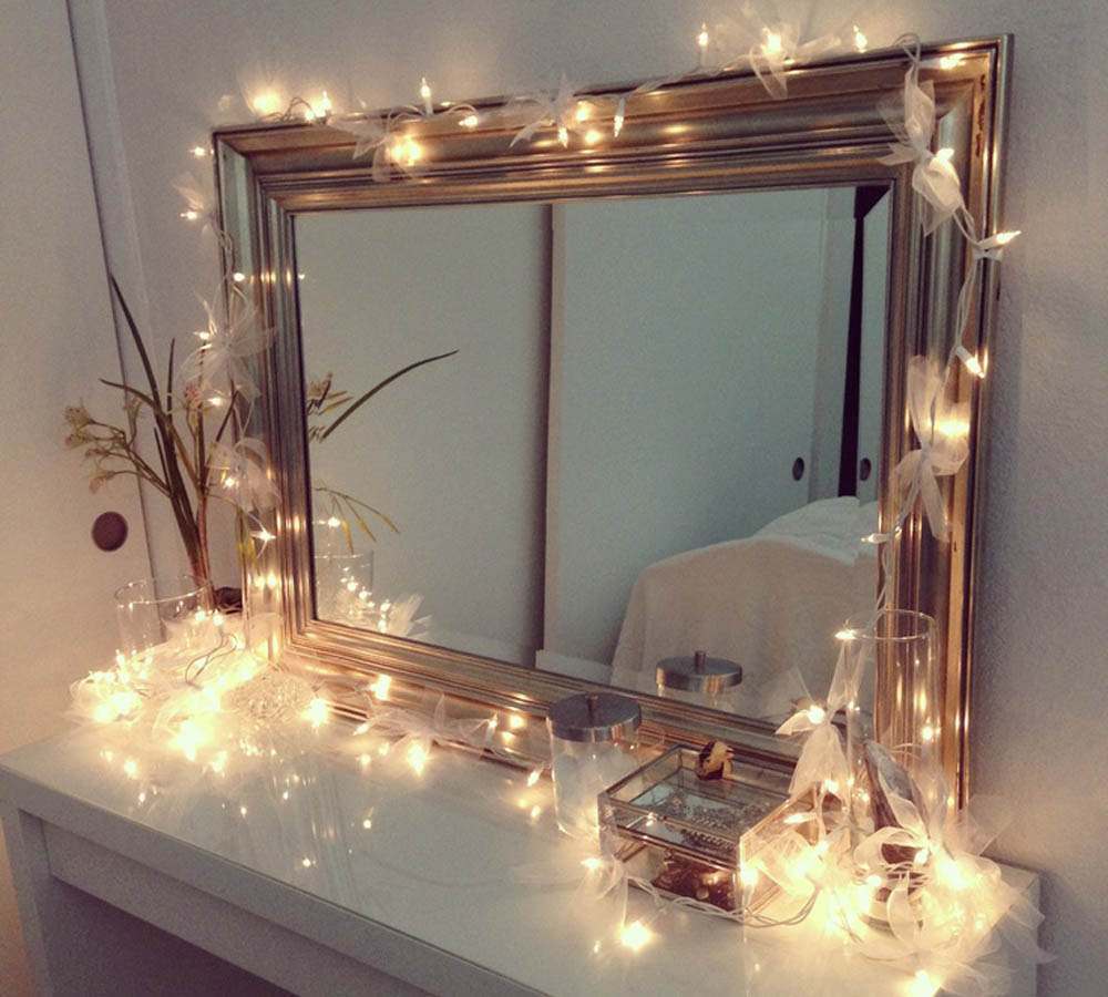 tulle fairy lights