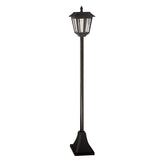 Solar Security Metro Lamp Post, White LEDs