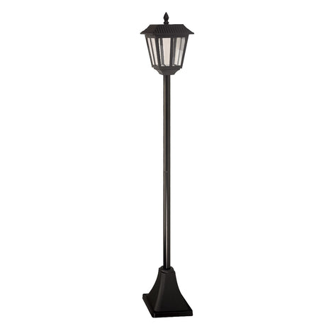 Solar Security Metro Lamp Post, White LEDs