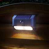 Solar Security Light with PIR Sensor Black