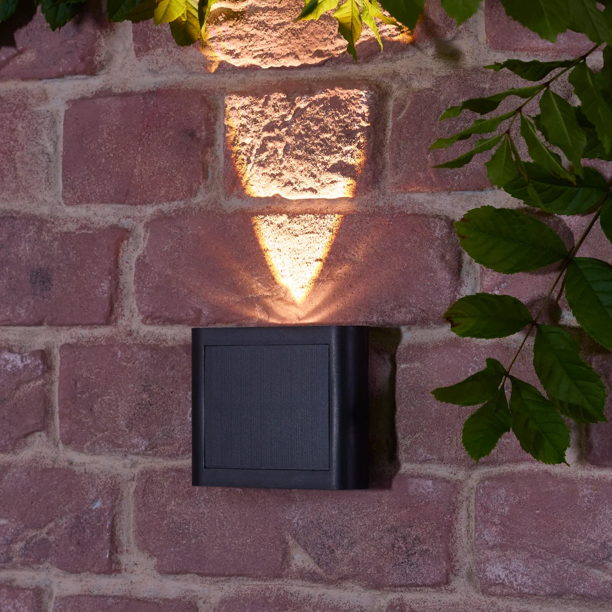 2 Solar Outdoor Wall Lights Up And Down