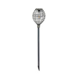 Lumina Solar Torch Stake Light Woven Rattan Effect 70cm
