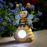 4 Pack Bee Solar Spotlights 16cm