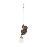 Hanging Solar Light Swinging Sloth Rope Light