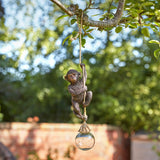Solar Hanging Light Swinging Monkey Rope Light