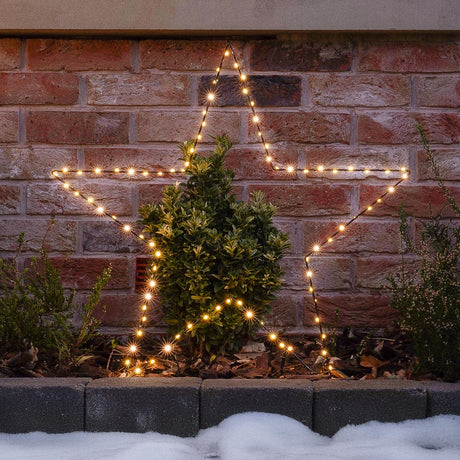 Outdoor Battery Christmas Star Stake Light