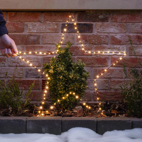 Outdoor Battery Christmas Star Stake Light