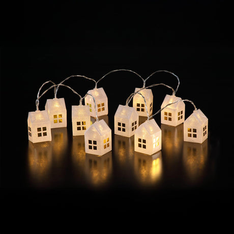2.7m Sparkling House Battery Fairy Lights