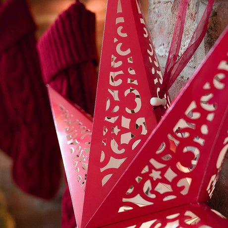 60cm Paper Star Light Christmas Window Decoration Battery Operated