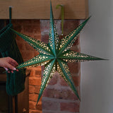 60cm Paper Star Light Christmas Window Decoration Battery Operated