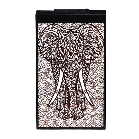 Elephant Solar Wall Art Garden Light 50cm
