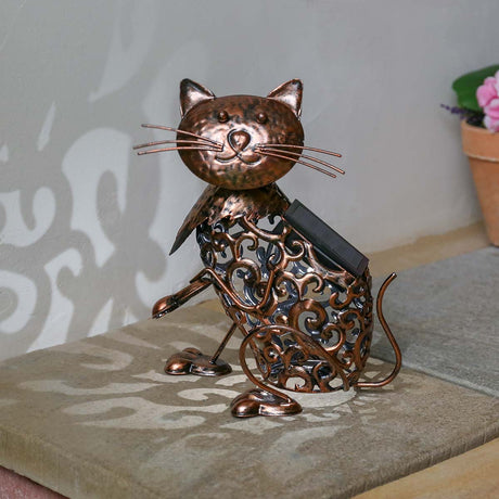 Solar Novelty Cat Light