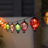 10 Rainbow Balloon Solar Fairy Lights 2.7m