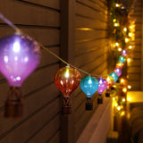 10 Hot Air Balloons Solar Fairy Light 2.7m