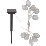 1.8m Solar Spiralites Fairy Lights