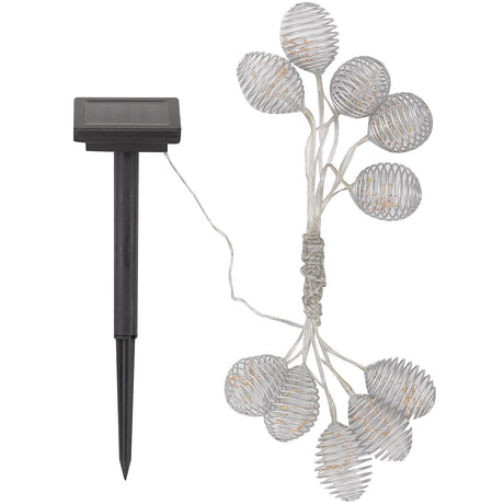 1.8m Solar Spiralites Fairy Lights
