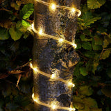 Solar Rope Light, Warm White 100 LEDs