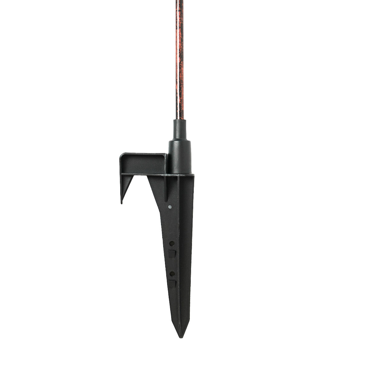 2 Forli Dancing Flame Solar Lanterns with Garden Stakes