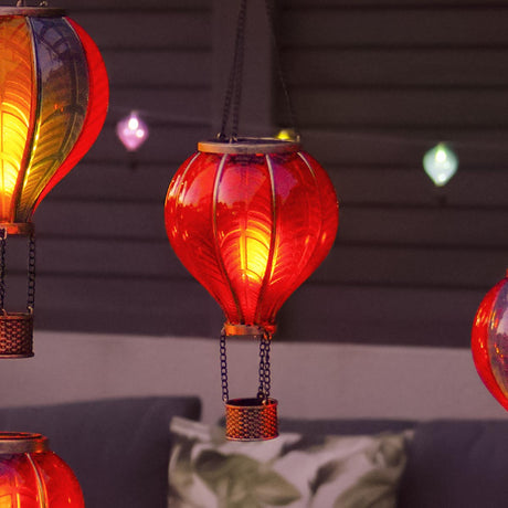 Solar Cool Flame Hanging Balloon Lantern