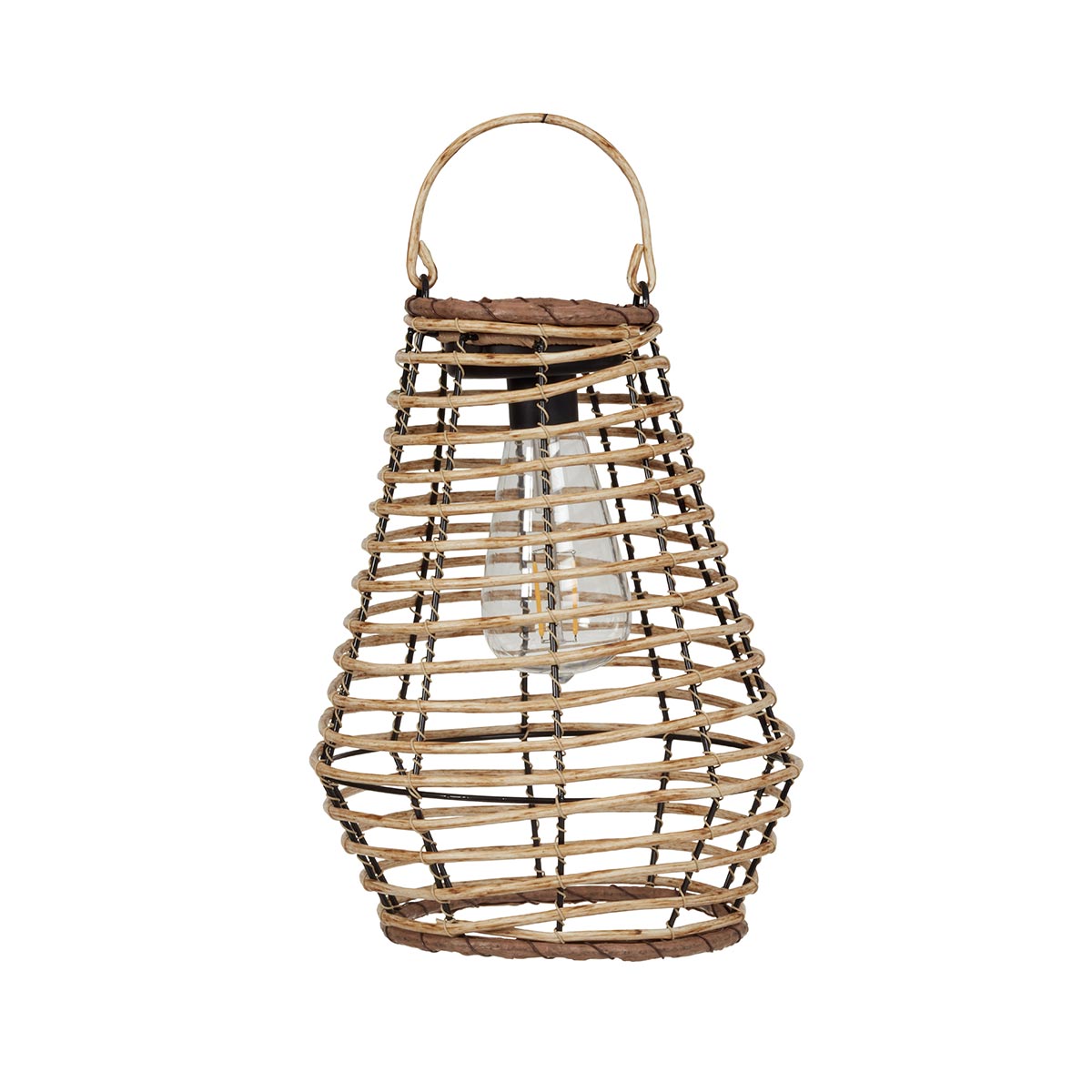 Maris Solar Lantern Rattan Effect 27cm