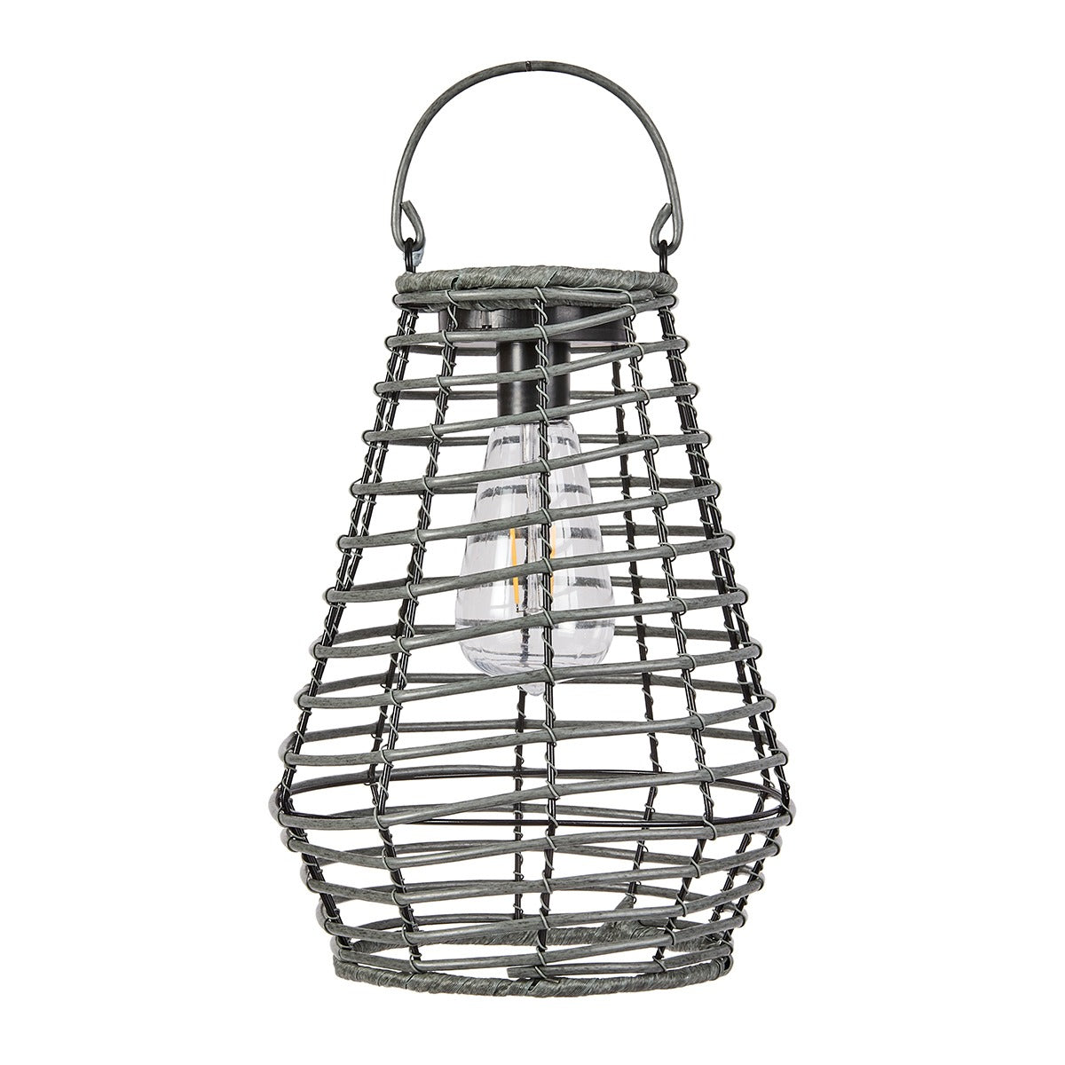 Maris Solar Lantern Rattan Effect 27cm