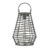 Maris Solar Lantern Rattan Effect 27cm
