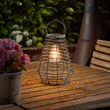 Maris Solar Lantern Rattan Effect 27cm