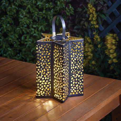 Metal Solar Lantern Celeste Star