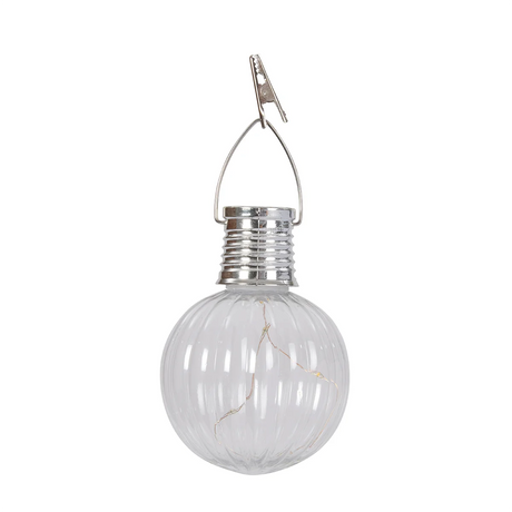 4 Solar Bulbs Hanging Lights Warm White