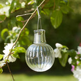 4 Solar Bulbs Hanging Lights Warm White