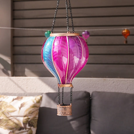 Solar Cool Flame Hanging Balloon Lantern