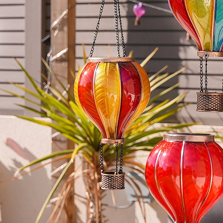 Solar Cool Flame Hanging Balloon Lantern